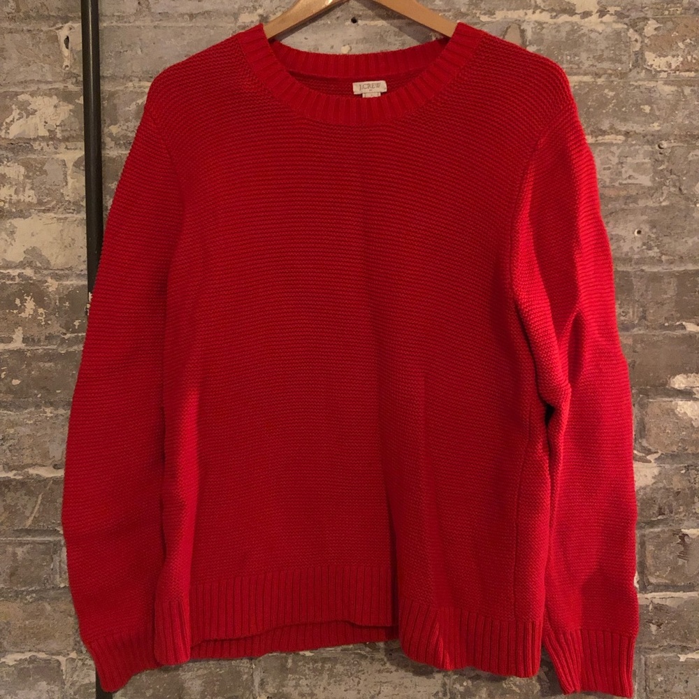 J.Crew Red Sweater